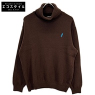 Hysteric Glamour 24 年式 02243NS11 棕色 HYSTERIC TIMES 刺繡高領毛衣 L 碼 [二手]