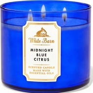 Bath & Body Works BBW MIDNIGHT BLUE CITRUS 3-Wick Scented Candle 411g