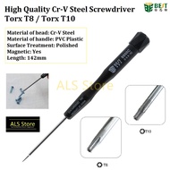 [BST-8800C] Cr-V Steel Torx T8 T8H / Torx T10 T10H Screwdriver Tools Torx Screwdriver