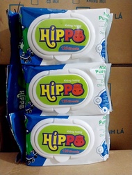 [ COMBO 5 GÓI ] Khăn Ướt Hippo 125 Tờ Không Mùi.