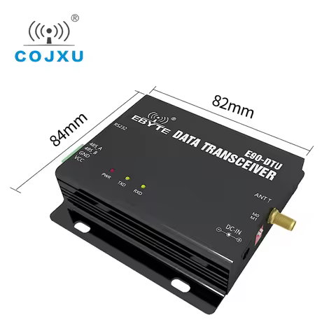 SX1268 433MHz Lora Modem Ad Hoc Network RS232 RS485 22dBm 5km Long Range PLC RSSI SMA-K LBT Cojxu E9