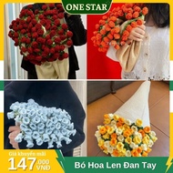 (Ingredient Package) Handmade Wool Flower Bouquet Hand-woven Flower Bouquet Meaningful Surprise Gift