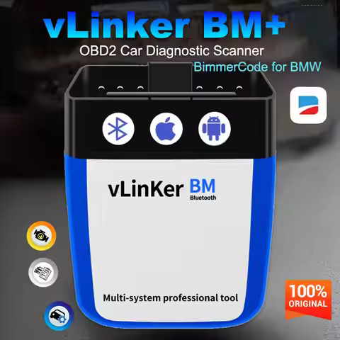 2025 NEW Vgate vLinker BM+ car OBD scanner for BMW car flash hidden bimmercode dedicated,Also compat