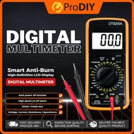 DT9205A Handheld Digital Multimeter LCD Ammeter Resistance Capacitance Tester Multimeter Digital Mul