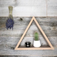 Decorative Wooden Shelf Triangular Wooden Shelf