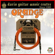 Orange Amplifier 10ft Guitar Cable Angled