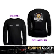Free OSIS MANAGEMENT T-Shirt with Your Name and Your School Name v5 DB Long Sleeve Distro T-Shirt