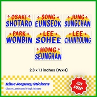 ✤ ❀ Riize Jeepney Stickers
