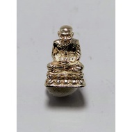 泰国佛牌 Amulet Lp Thuad 龙婆托 迷你小金身 纯银 Silver 庙大法会开光 Wat Chang Hai 高1cm 成愿 避险 避邪 好运 健康