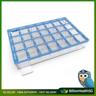 [sgstock] EZY DOSE (7-Day) Pill, Medicine, Vitamin Organizer Box Weekly, 4 Times a Day, AM PM Medium