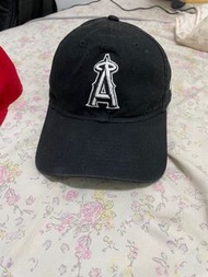 New Era MLB 洛杉磯天使 黑白款 9TWENTY 軟版 可調 環扣 彎帽 老帽