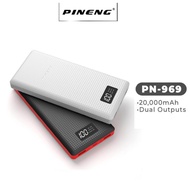 PINENG PN-969 20000mAh Power Bank 2.1A Dual USB Output Fast Charging Original Pineng Powerbank