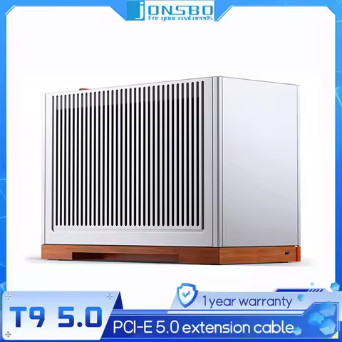 JONSBO T9 5.0 ITX Chassis Black Portable MINI desktop Computer DIY Game Console Supports Type-c Inte