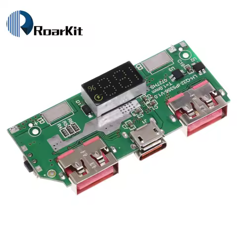 5V 3A Lithium Battery Digital Display Fast Charging Module IP5356 TYPE-C Micro USB QC3.0 2.0 PD3.0 P