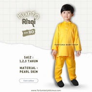 [Corn Yellow] FORTUNA Kurta Rizqi | Saiz 1y 2y 3y 4y
