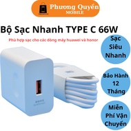 Huawei - Honor Fast Charger, 66w Type C Fast Charger, 6A 12 Month Fast Charging cable