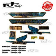 HONDA Striping c70 sticker c70 strip c70 sticker color c70 silverbiru