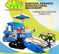Mesin Panen Padi SAAM-4LZ-2.0 (Combine Rice Harvester)
