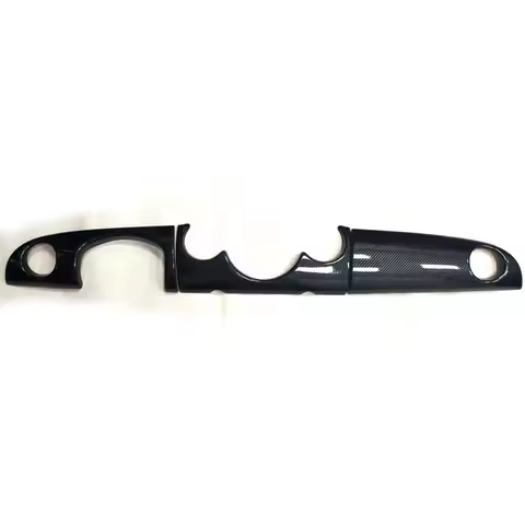 3PCS ABS Carbon Fiber Console Dashboard Trim Kit for MINI Cooper R50 R52 R53 2002–2006 LHD & RHD Int