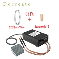 Docreate ชุดสปอตกำลังสูง8000W เครื่องมือเชื่อมชุดแบตเตอรี่18650แบบพกพาช่างเชื่อม Hine 0.2มม. Kjmp97แ