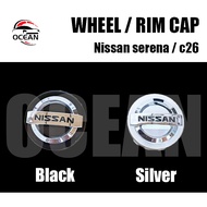 🔥 Ready Stock🔥 Nissan Serena/C26 car wheel cover 58mm black&silver WHEEL / RIM CAP