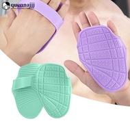 QUENNA 1Pair Sports Silicone Palm Protectors Anti-Callus And Anti-Slip Training Gloves Strength Trai