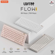 【SG】 Lofree FLow Lite 84 / 100 - Low Profile Mechanical Keyboard | Hotswap POM Switch | Tri Mode