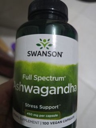 Swanson 南非醉茄 膠囊 100粒 減壓 睡眠