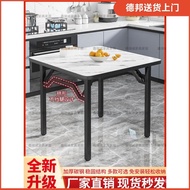 Foldable Square Dining Table Small Apartment Home Heating Table Simple Thickened Dining Table Rental Dormitory Small Squ