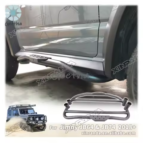 Big Promotion Hot Sale Steel Side Steps for Suzuki Jimny JB74 JB64 JB74W JB64W 2018 2019 2020 2021 2