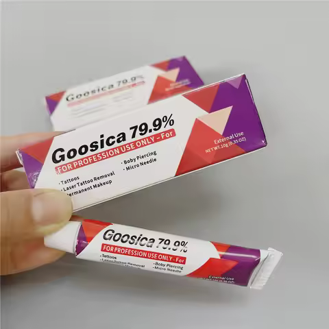 New Arrival 79.9% Goosica Tattoo Cream Before Permanent Makeup Microblading Eyebrow Lips Body Skin 1