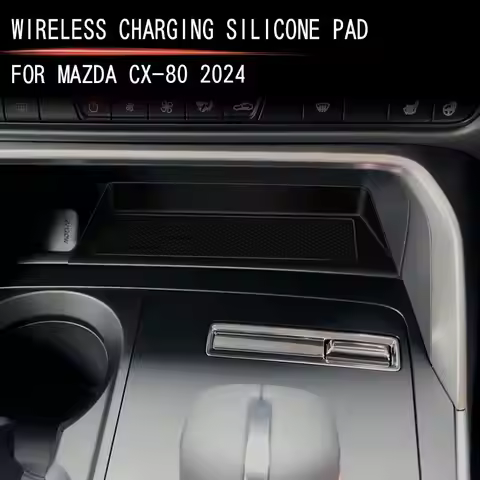 Central Control Protection Silicone Mat Wireless Charging Phone Anti-Slip Pad for Mazda CX-60 CX60 C