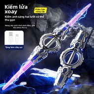 JJRC | Kiếm Đồ Chơi Đôi Lưỡi Có Thể Mở Rộng Có Đèn Led Xoay