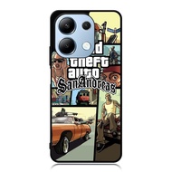 Redmi Note Series 13 12 11 10 9 8 7 6 Pro 4g 5g Softcase Custom GTA grand theft Auto