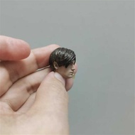 Painted 1/12 Scale Leon Scott Kennedy Head Sculpt Fit 6" SHF Figure