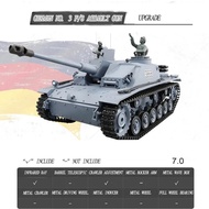 JDD [จัดส่งรวดเร็ว] Henglong 3868เยอรมันแบบ F8กันพาหนะรถถัง Tangki Remote Control ไฟฟ้าของเล่นโมเดลร