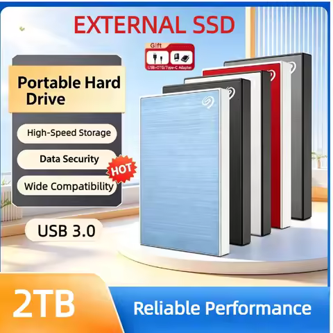 For Seagate High Speed External SSD Portable Hard Drive 1TB Mobile Hard Disk 2TB USB3.0 Type-C Stora