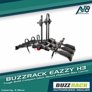 Buzzrack Bike Rack EAZZY H3 Compact Hitch Mount Platform 3 Bike Carrier Genuine