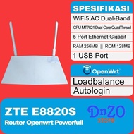 Promo / Terlaris router zte e8820s Openwrt Wifi5 AC Dual-Band loadbalance autologin Terbaik