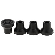 LazaraSport 4 Pieces 13mm Durable Rubber Anti-Slid Heavy Duty Canes Replacement Tips for Walking Stick Crutches End