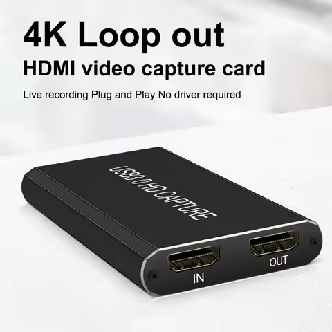 4K USB 3.0 video capture card HDMI compatible 1080P 60fps HD video collector for capture game card P