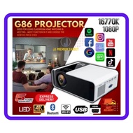 PROJECTOR 6000 Lumens G86 Projector FULL HD 1080P Android Mini Projector WIFI LCD Led A80 Protable Projector
