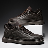 Men's Spring 10cm8cm6cm British Men's Leather Shoes Korean Version All-Match Inner Heightening Trend