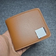 Men's 3-Fold Wallet and Synthetic LeatherWanita Size 11.5cm x 9.5cm ShortLK 0262