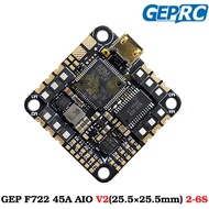 GEPRC GEP F722-45A F7 AIO V2 45A BL_S 2-6S 4in1 Brushless ESC (25.5×25.5) for Cinelog35 FPV Racing D