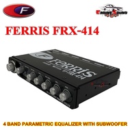 ปรีแอมป์ FERRIS FRX-414 4แบนด์ Parametric Equalizer เสียงดีใส ปรับละเอียดถี่กริบ วอลุ่มกันฟุ่นอย่างดี ของใหม่ ราคา 590 บาท