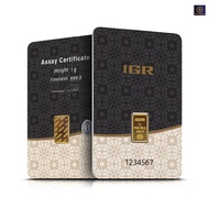 1 gram Istanbul Gold Refinery Gold Bar (IGR)