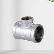 IRON GI TEE REDUCER FITTINGS GALVANIZED DURABLE