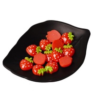 DIY紅色小草莓兒童手工蛋糕樹脂
