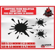 SPLASH WATER DESIGN 2 STICKER KERETA MYVI AXIA ALZA BEZZA SAGA EXORA PERSONA